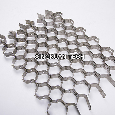Lance Hex Metal Mesh , Stainless Steel Hexmetal AISI316 1" Depth X 14 Gauge