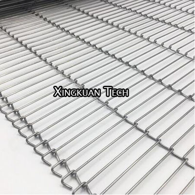 Flex Ladder Conveyor Belt Wire plano Mesh For Conveyor Food Machine en el envolvimiento de la producción