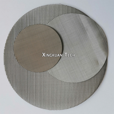 Alambre de acero inoxidable Mesh Filter Screen For Plastic del extrusor y proceso de la protuberancia del polímero