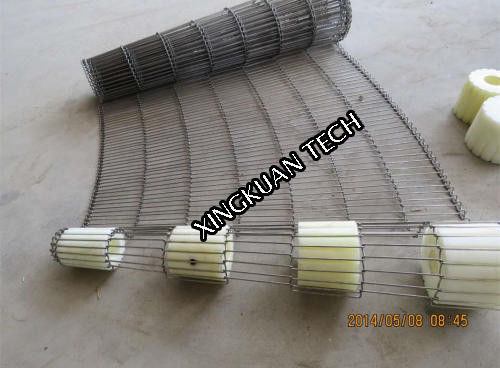 La malla plana de Flex Belt Conveyor Belt Wire 90 grados 180 grados pesca la escalera con caña curvada