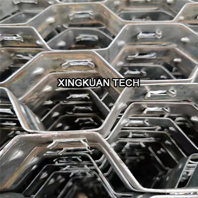 tipo de acero hexagonal de carbono H de 2.5X25mmX50m m Mesh Wire Low para la guarnición refractaria
