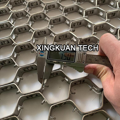 L tipo malla metálica hexagonal 1.5×20mm×45m m del hex. para la guarnición refractaria