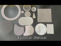 Plástico de acero inoxidable del derretimiento de Mesh Filter Foreign Particles From de la pantalla del extrusor